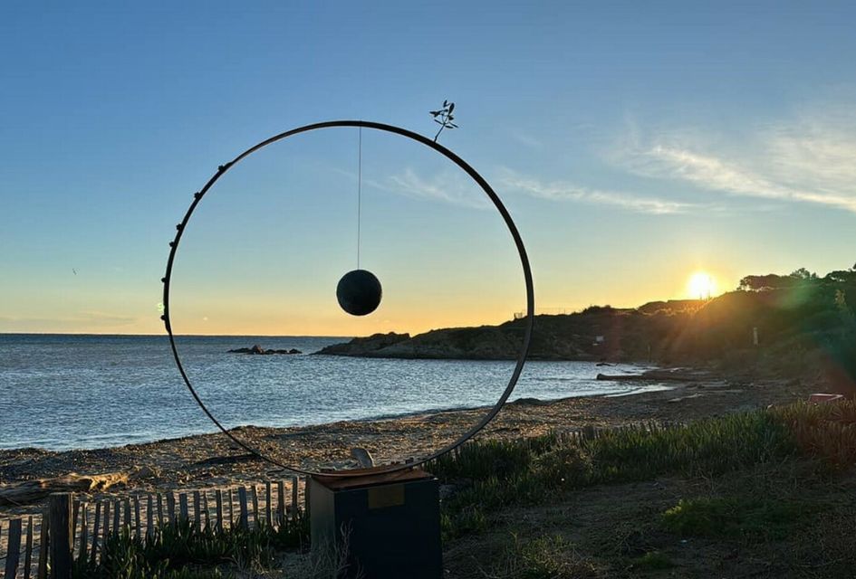 Susnet time at Le Migon Restaurant in St Tropez, located north of Plage de Caserne, one of the best beaches in St Tropez