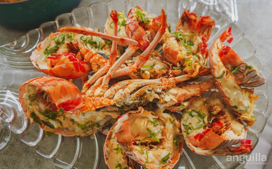 Lobster thermidor, just one of many delicious dishes you could try on your luxury villa holidays to the Caribbean.